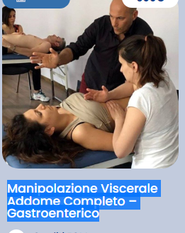 MANIPOLAZIONE VISCERALE - ADDOME COMPLETO GASTROENTERICO