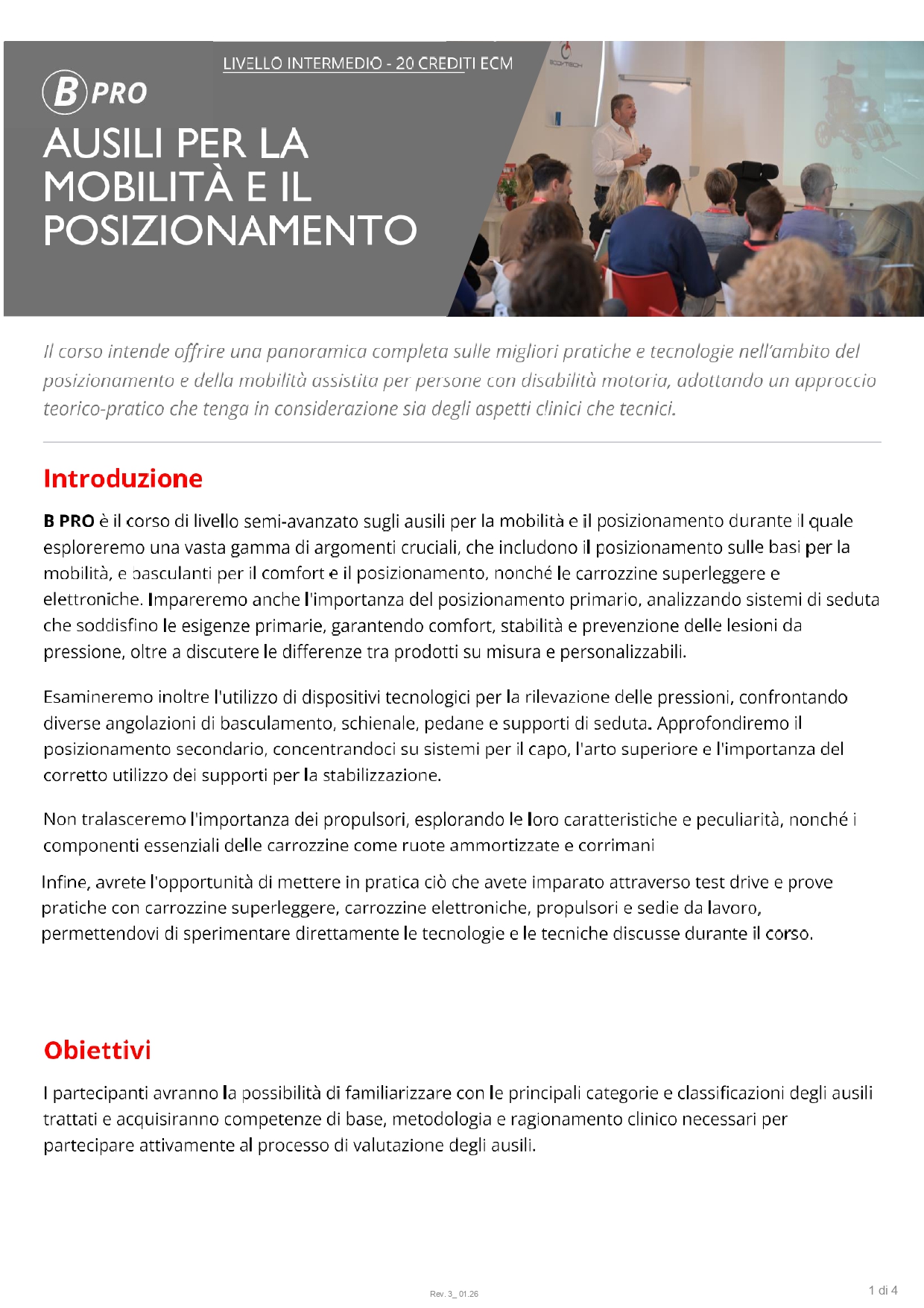 Ausili per la mobilità e il posizionamento